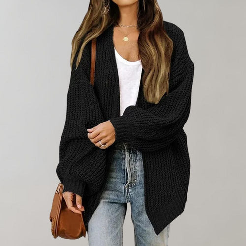 Women’s Cozy Knit Cardigan with Relaxed Fit