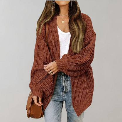 Women’s Cozy Knit Cardigan with Relaxed Fit