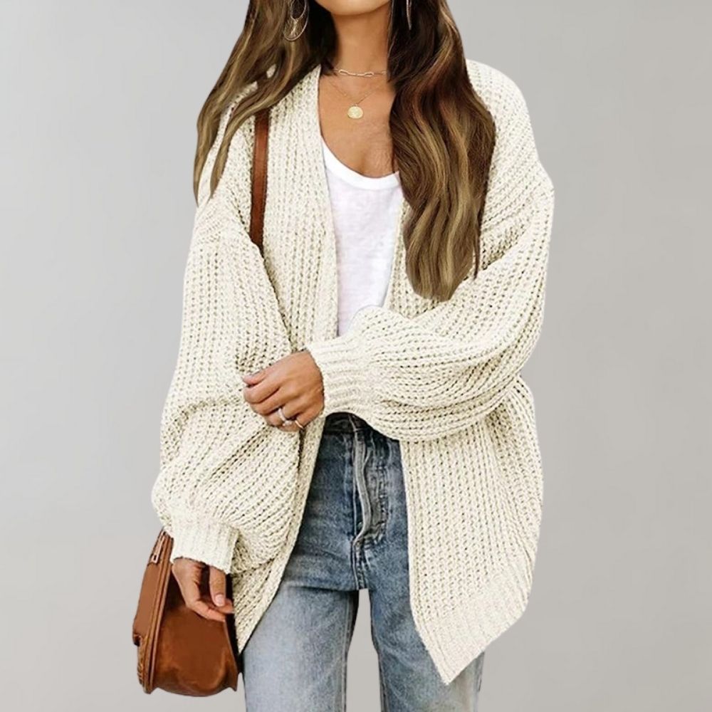 Women’s Cozy Knit Cardigan with Relaxed Fit