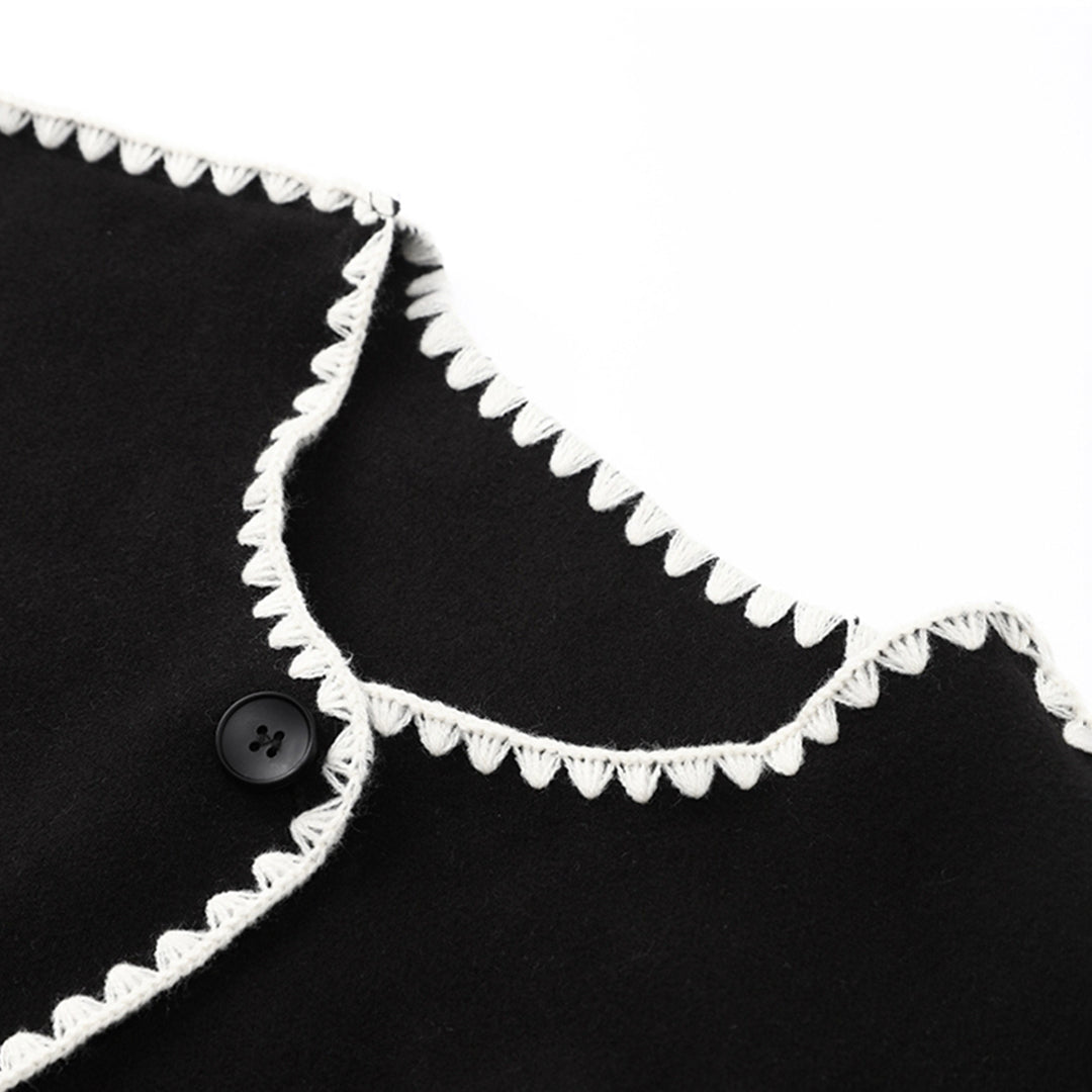 LATRICE - Stylish Coat with Matching Scarf