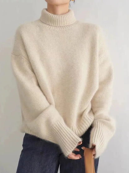 Avelien | Soft Wool Blend Cozy Turtleneck Sweater