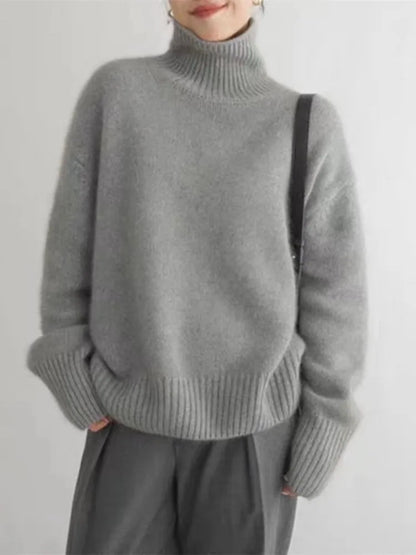 LEVA | Women's Cozy Knit Turtleneck Sweater