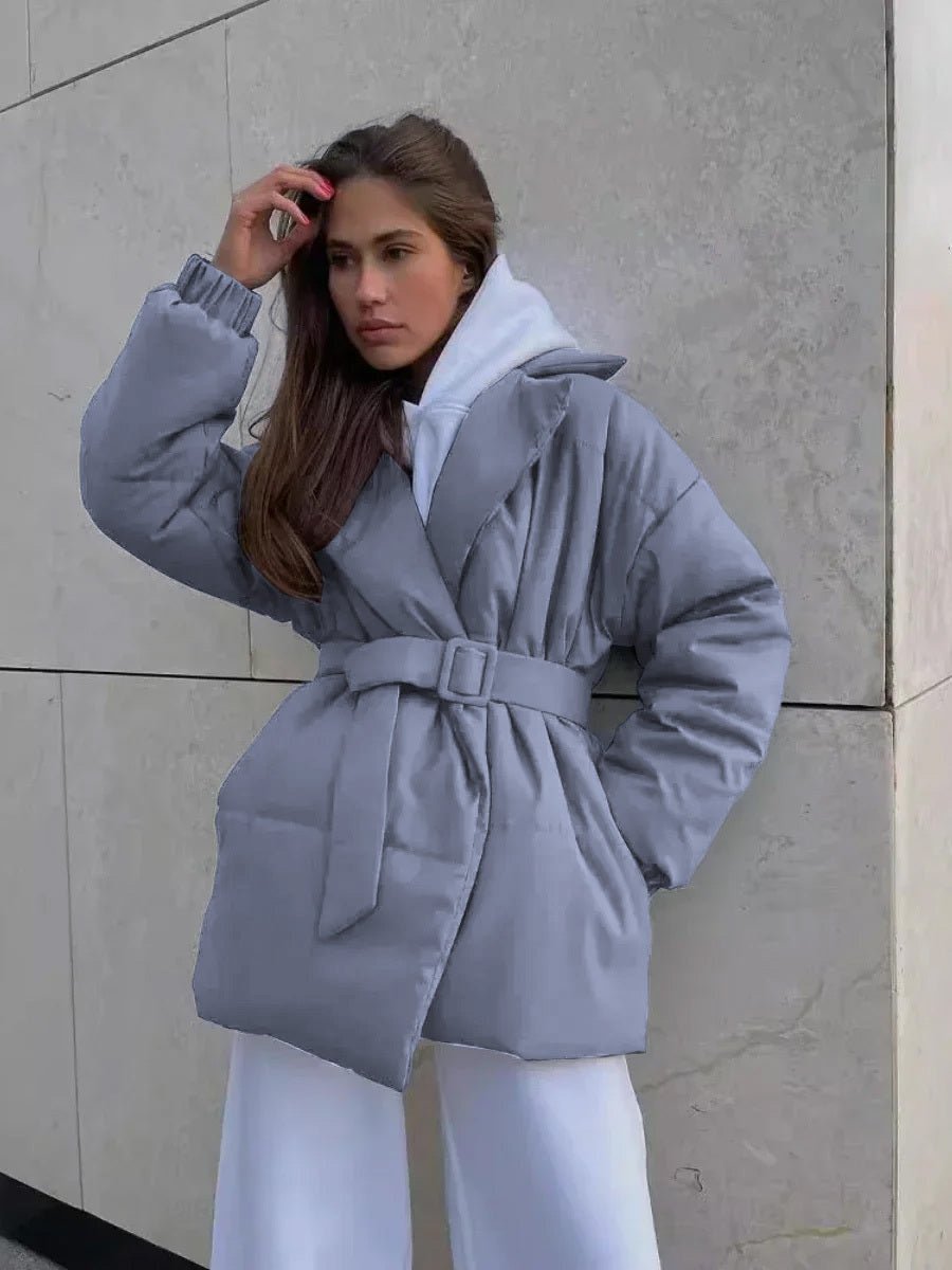 Dolie | Women's Belted Puffer Coat for Winter