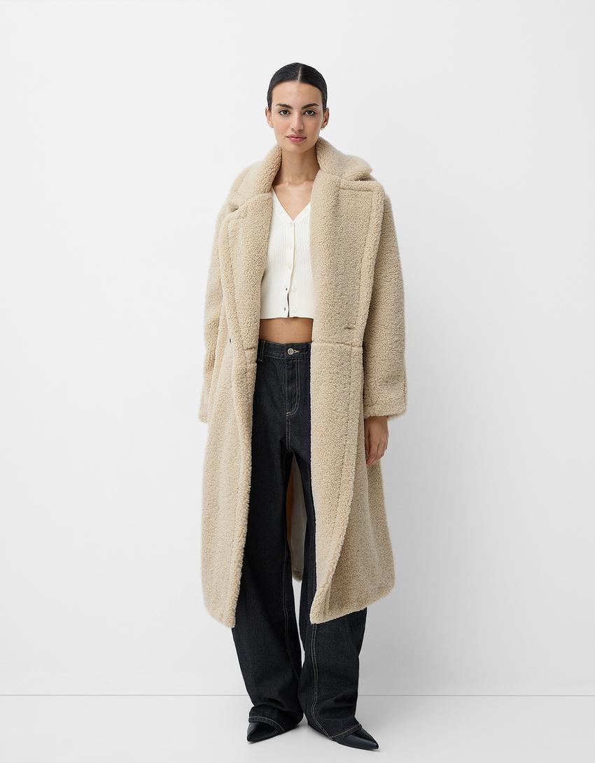 Lorena | Chic Oversized Faux Fur Coat for Women – Fashionable and Cozy