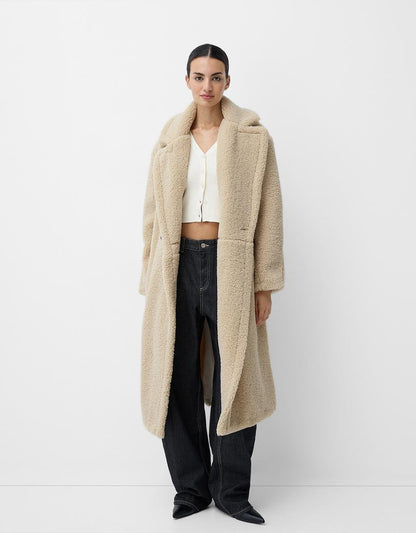 Lorena | Chic Oversized Faux Fur Coat for Women – Fashionable and Cozy