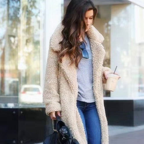 Miranda | Women's Oversized Teddy Winter Coat – Chic and Comfortable
