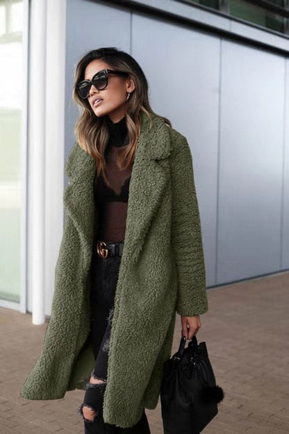 Miranda | Women's Oversized Teddy Winter Coat – Chic and Comfortable