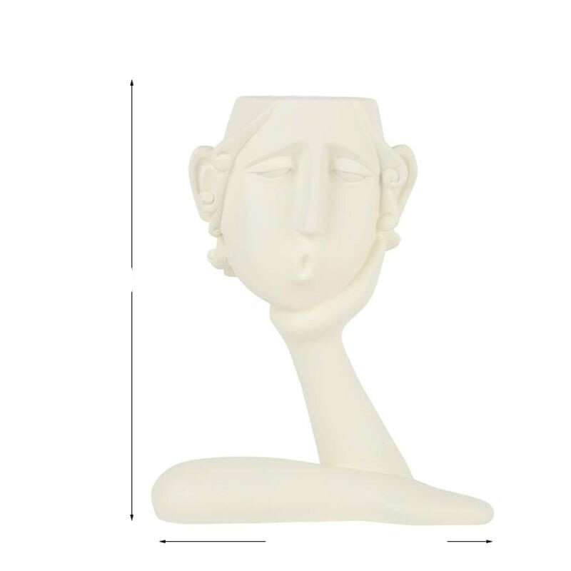 Cow-Design Decorative Vase