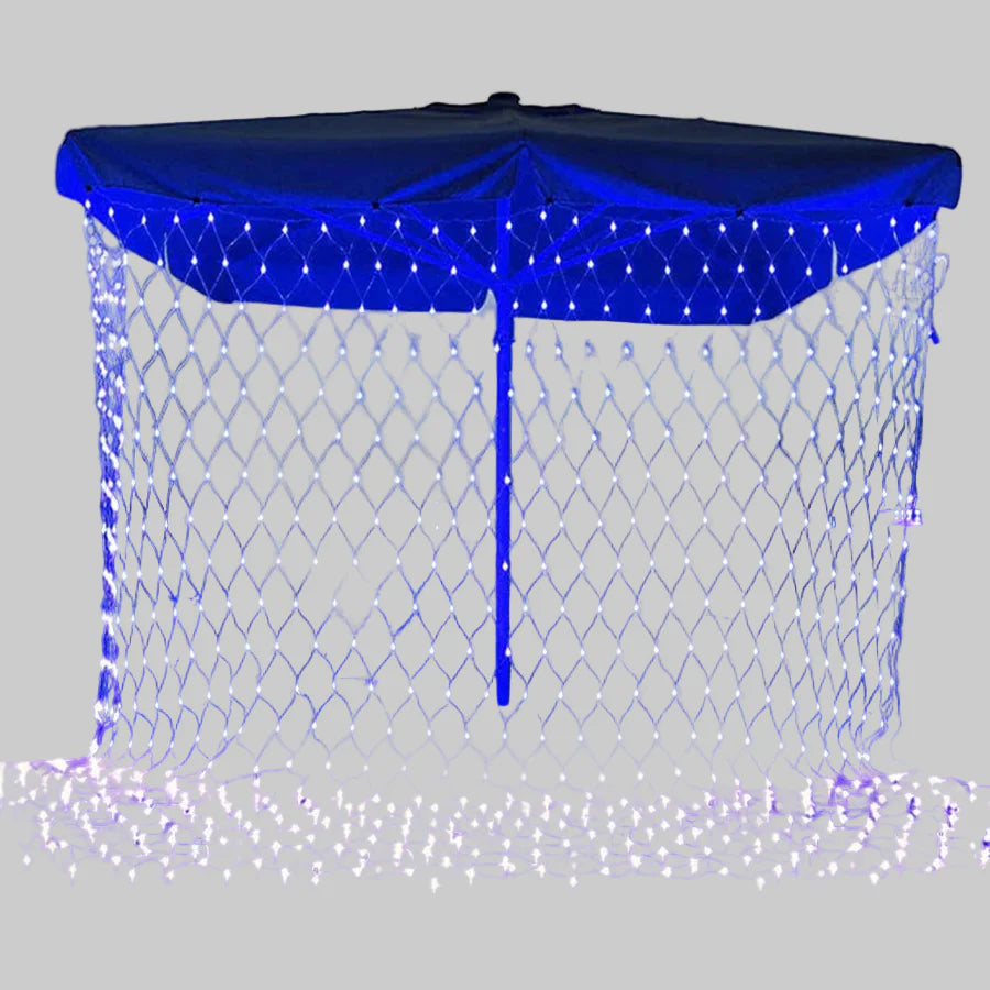 Elegant LED Outdoor Lighting with Net Design