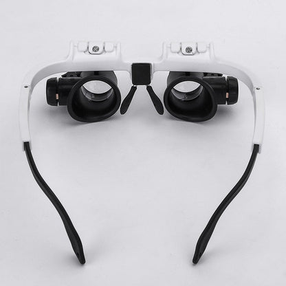 Lighted Adjustable Magnifying Glasses for Precision Work