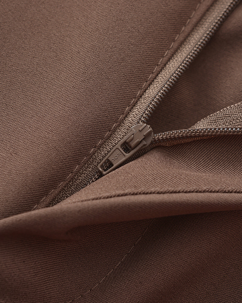 Elevated High-Waisted Parisian Trousers