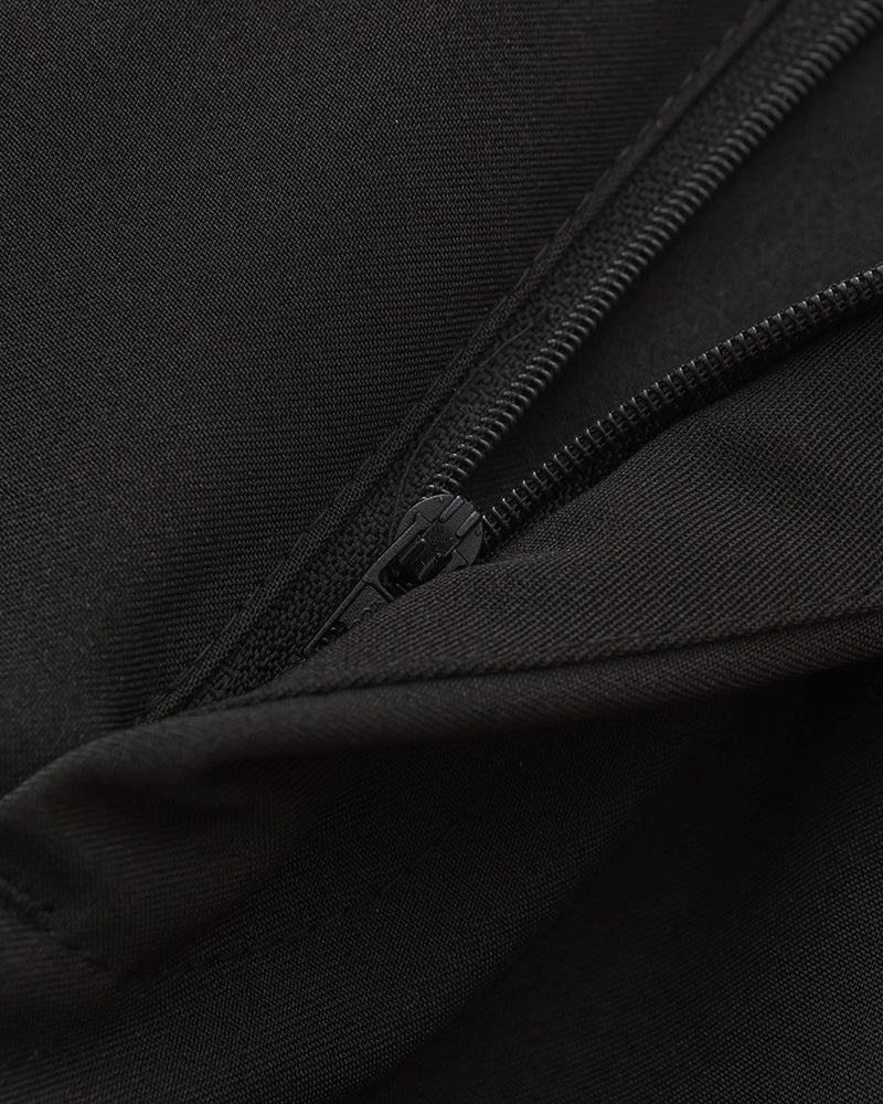 Elevated High-Waisted Parisian Trousers