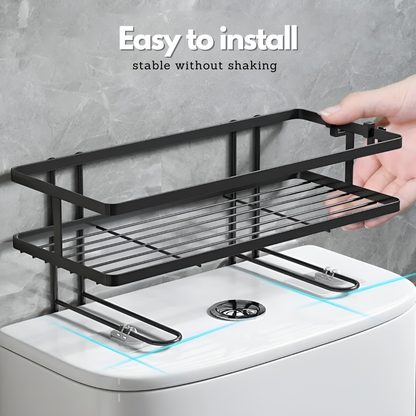 LooShelf | Eco-Friendly Above-Toilet Storage Solution - Space-Saving Organizer for Your Bathroom