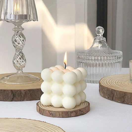 Chic BubbleGlow Candle – Transform Your Home into a Cozy Retreat