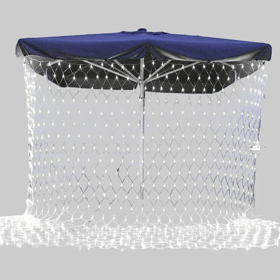 Elegant LED Outdoor Lighting with Net Design