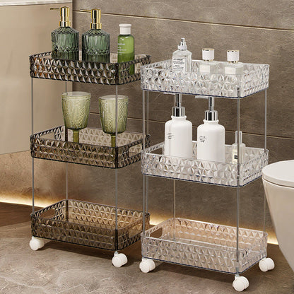 GlideRack | Mobile Bathroom Storage Organizer - The Ultimate Solution for Toiletries