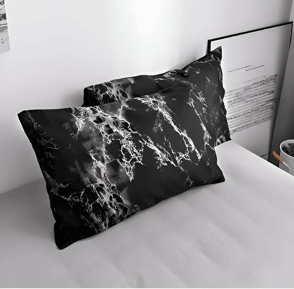 Velitra - Elegant 3-Piece Marble Print Bedding Set