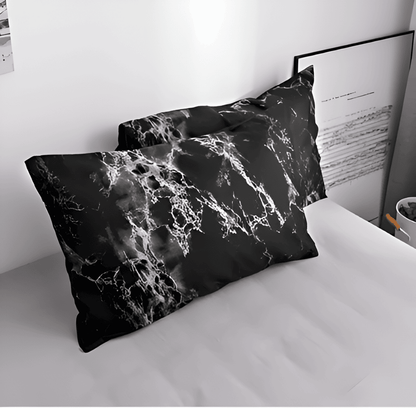 Velitra - Elegant 3-Piece Marble Print Bedding Set