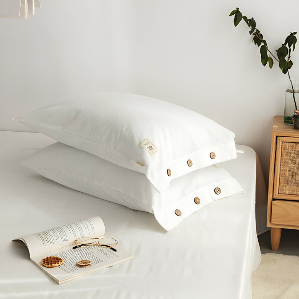 Favonia - Cotton Duvet Cover Set Including Two Pillowcases