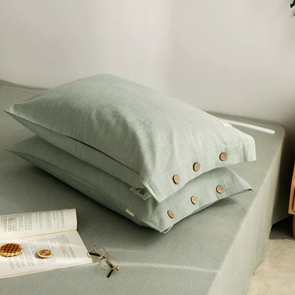 Favonia - Cotton Duvet Cover Set Including Two Pillowcases