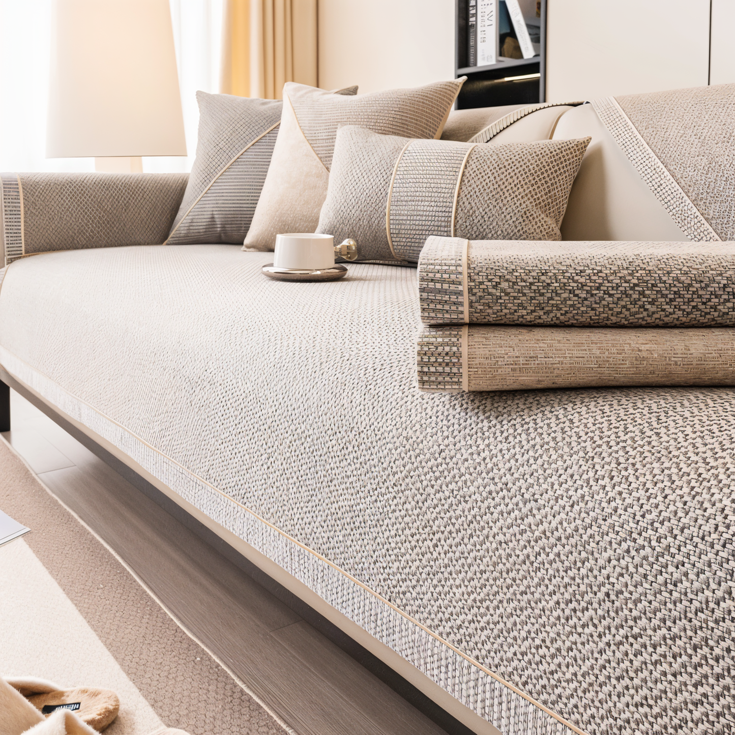 Stylish, Durable, and Scratch-Resistant Sofa Cover!