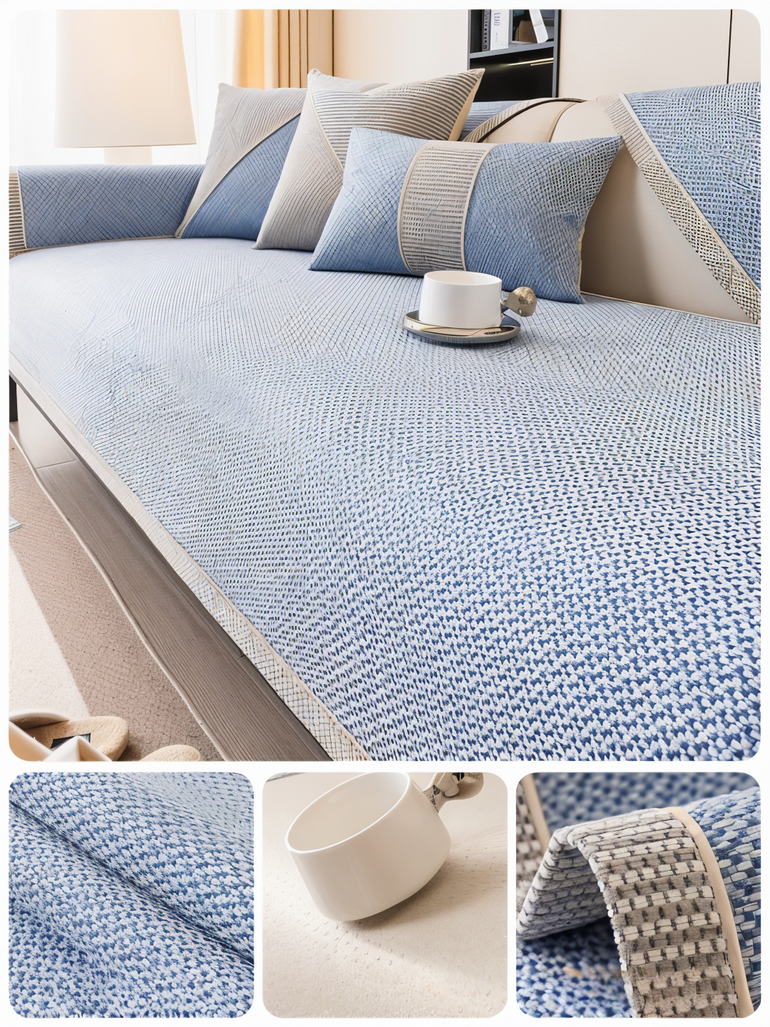 Stylish, Durable, and Scratch-Resistant Sofa Cover!