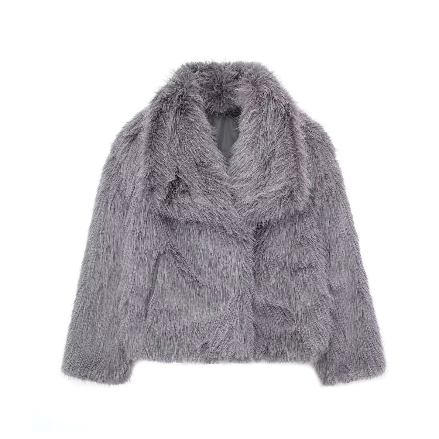 Chic Faux Fur Women's Coat - Sumptuously Soft and Fashionable