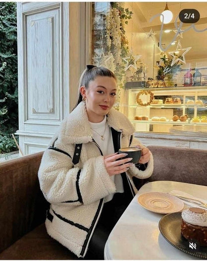 Luna Plush Teddy Coat