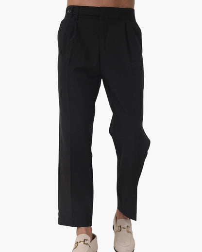 Elevated High-Waisted Parisian Trousers