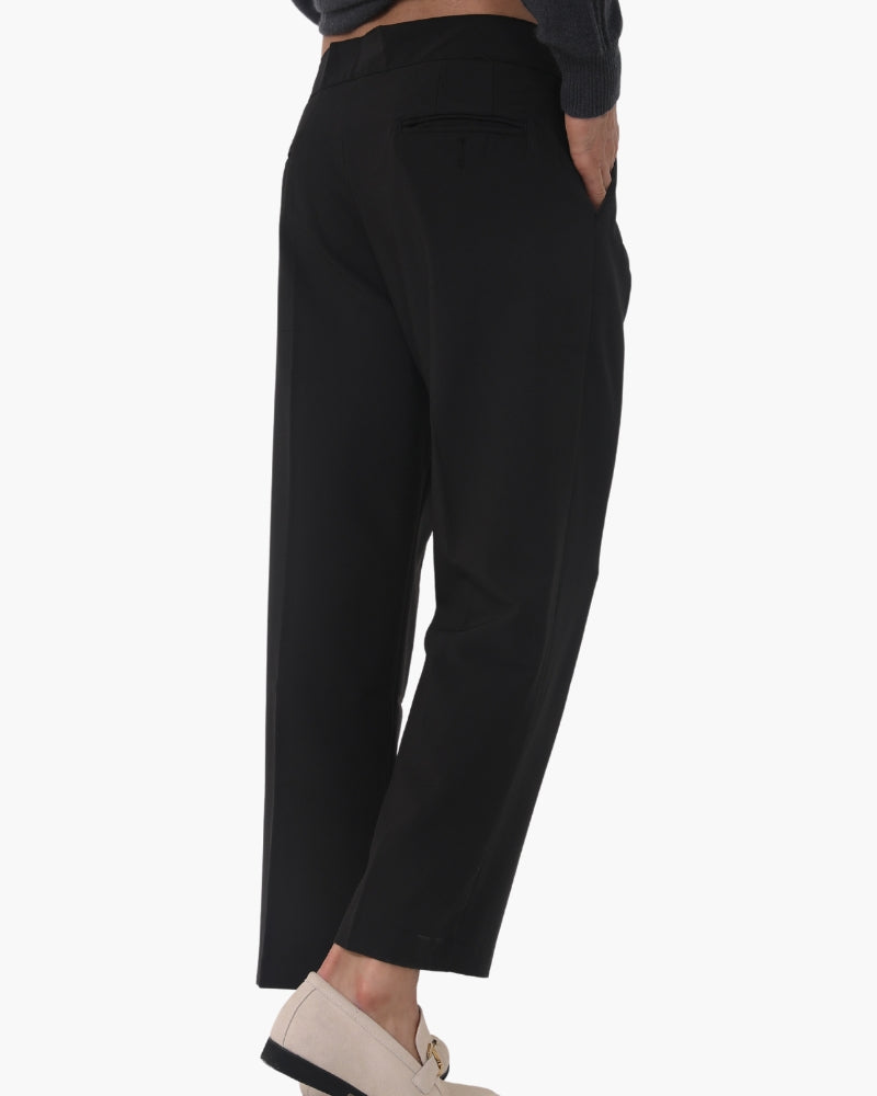 Elevated High-Waisted Parisian Trousers