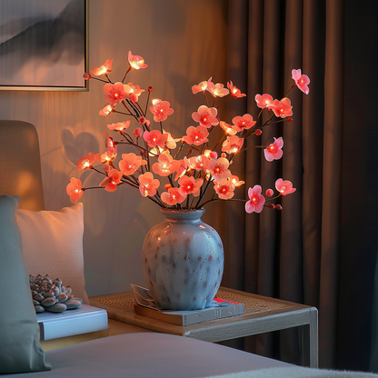 Fairy Light-Embellished Olive Branch