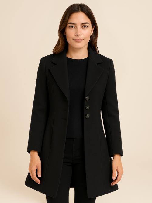 Kiara | Chic Long Sleeve Coat for Women