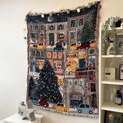 Cozy Nutcracker Christmas Blanket - Soft Fleece Ideal for Winter Decor and Cozy Evenings