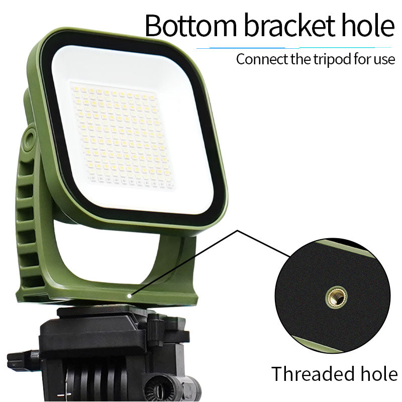 80W Magnetic Solar LED Camping Lamp with Zoom Feature
