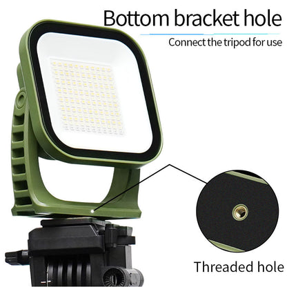 80W Magnetic Solar LED Camping Lamp with Zoom Feature