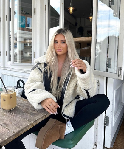 Luna Plush Teddy Coat