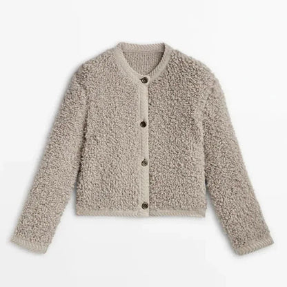 Daphne | Women's Warm & Stylish Fleece Button-Up Jacket