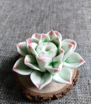 Elegant Lotus Blossom Incense Stand