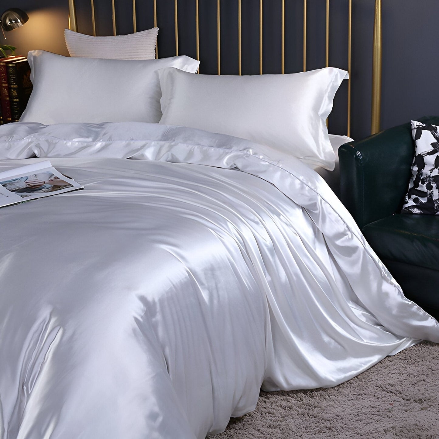 Nerelyra - Luxurious Silk Duvet Cover