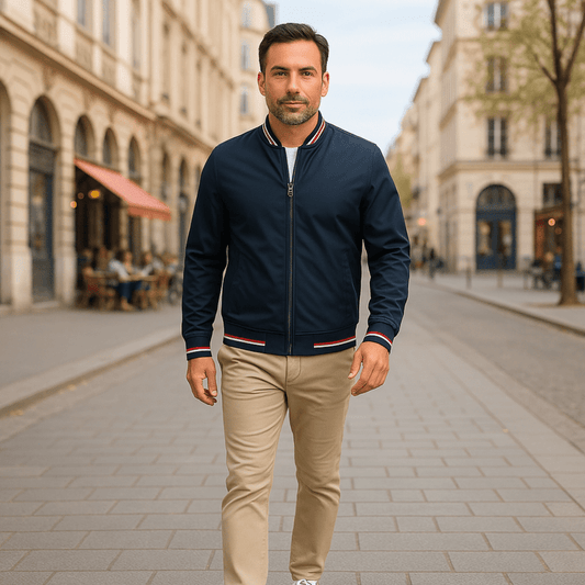 Mason | Classic Lightweight Waterproof Bomber Jacket with Zip