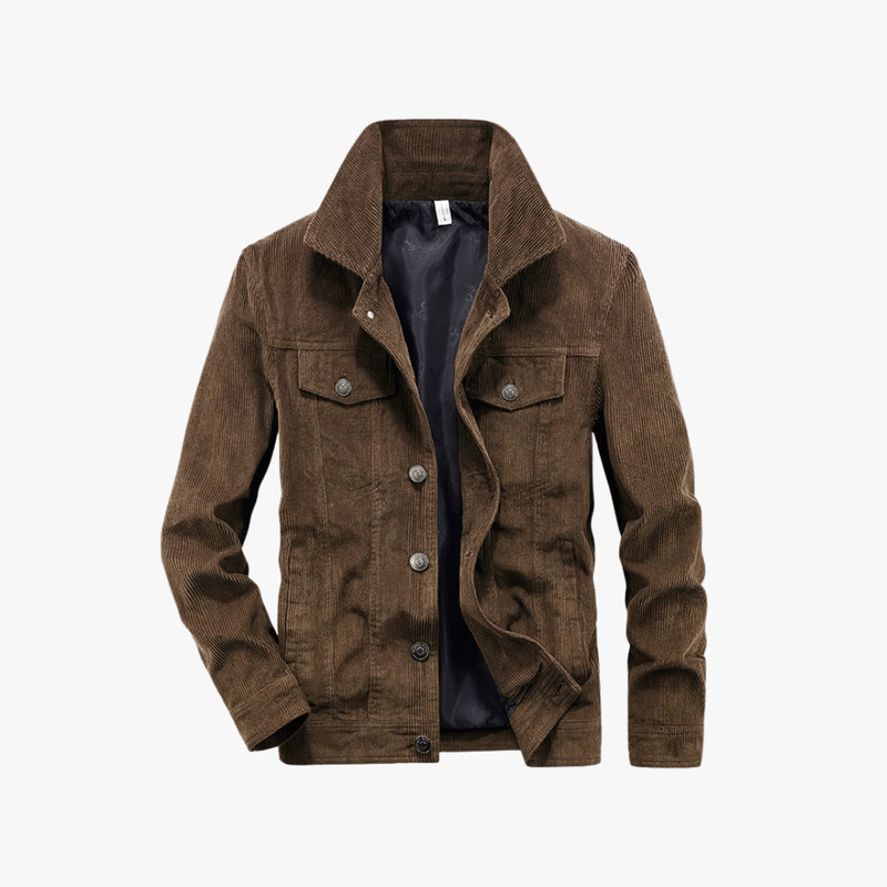 Mason Men's Classic Corduroy Trucker Jacket - Timeless Casual Look