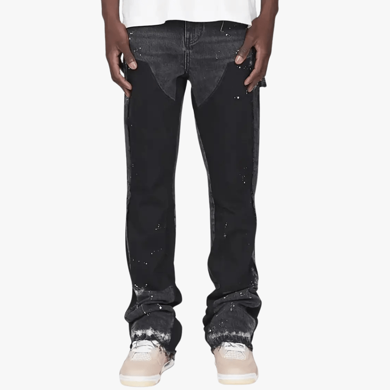 Mason | Men's Flared Leg Jeans - Distressed Style, Ideal for Urban Wear