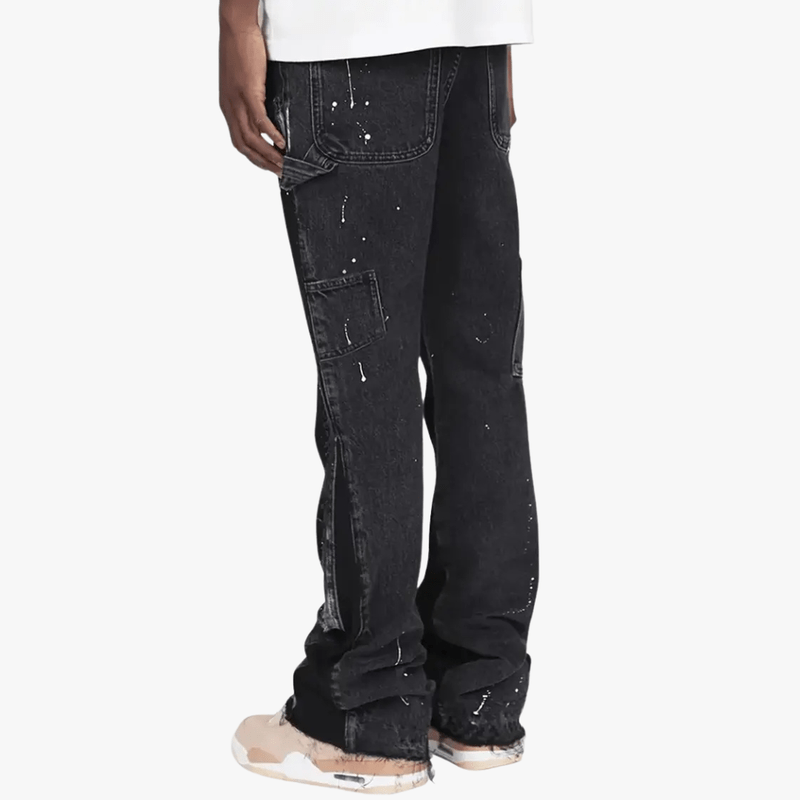 Mason | Men's Flared Leg Jeans - Distressed Style, Ideal for Urban Wear