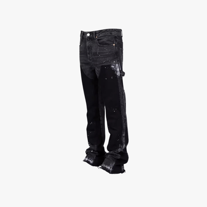 Mason | Men's Flared Leg Jeans - Distressed Style, Ideal for Urban Wear