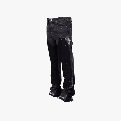 Mason | Men's Flared Leg Jeans - Distressed Style, Ideal for Urban Wear