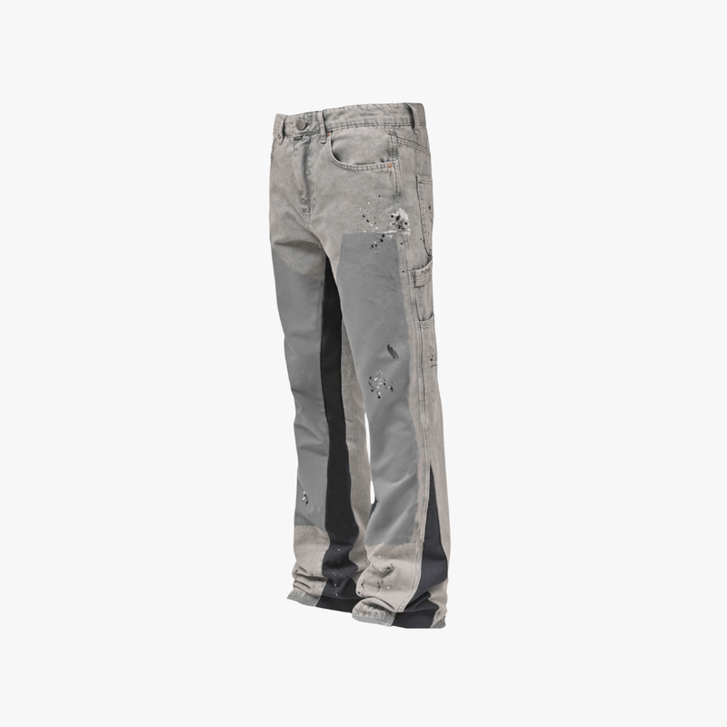 Mason | Men's Flared Leg Jeans - Distressed Style, Ideal for Urban Wear