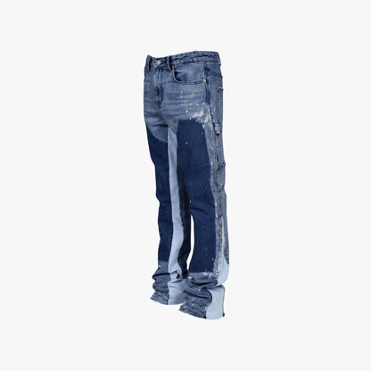 Mason | Men's Flared Leg Jeans - Distressed Style, Ideal for Urban Wear