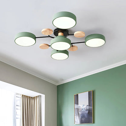 Chic Ceiling Light Featuring Artisan-Finished Details