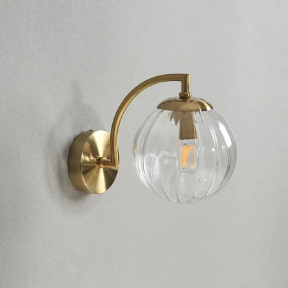 Luxurious CrystalGlow Modern Glass Wall Lamp