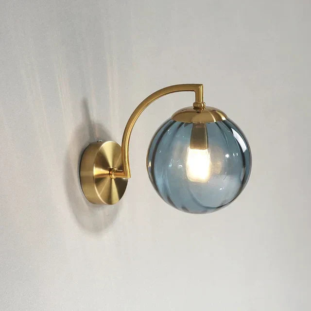 Luxurious CrystalGlow Modern Glass Wall Lamp